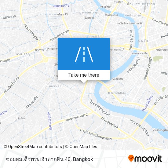 ซอยสมเด็จพระเจ้าตากสิน 40 map