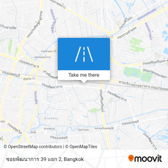 ซอยพัฒนาการ 39 แยก 2 map