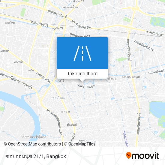 ซอยอ่อนนุช 21/1 map