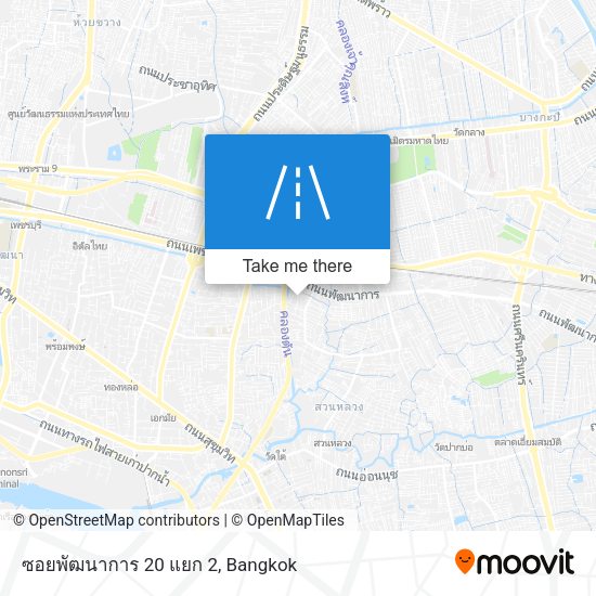 ซอยพัฒนาการ 20 แยก 2 map