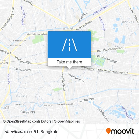 ซอยพัฒนาการ 51 map