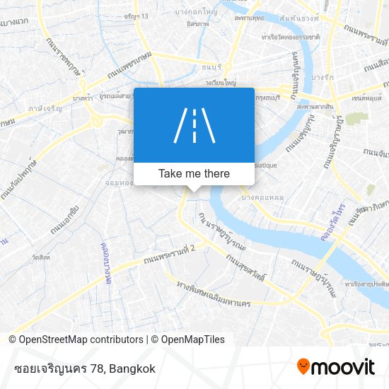 ซอยเจริญนคร 78 map