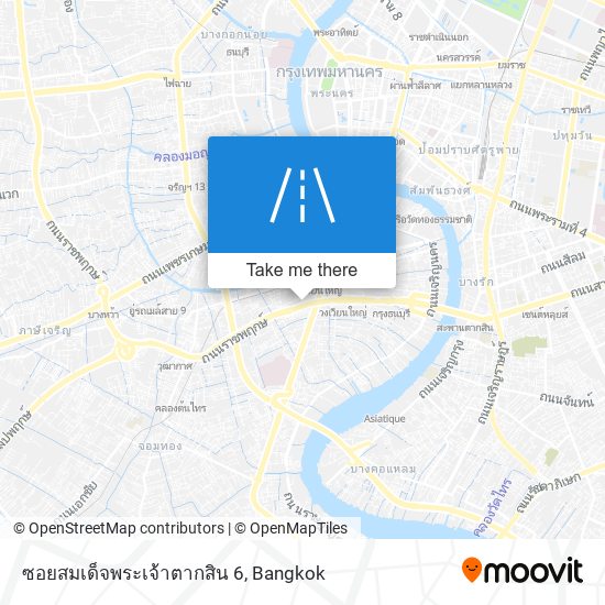 ซอยสมเด็จพระเจ้าตากสิน 6 map