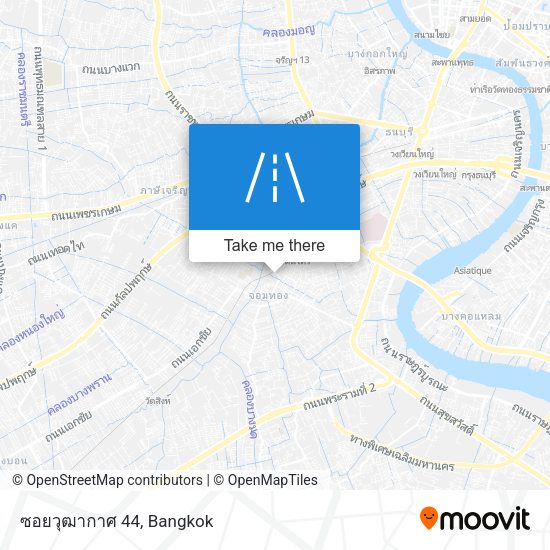 ซอยวุฒากาศ 44 map