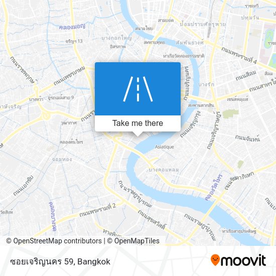 ซอยเจริญนคร 59 map