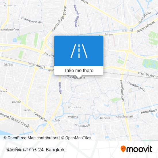 ซอยพัฒนาการ 24 map