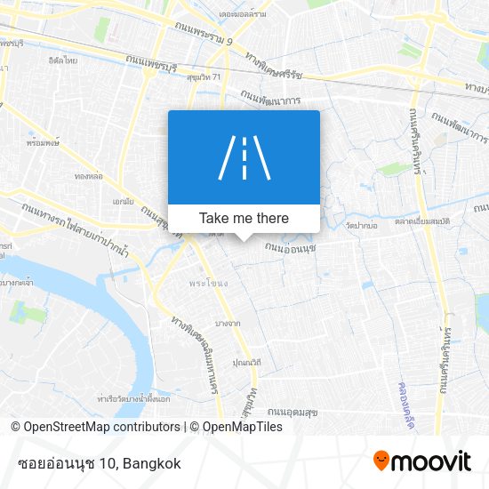 ซอยอ่อนนุช 10 map