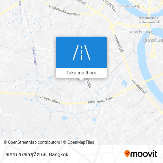ซอยประชาอุทิศ 68 map