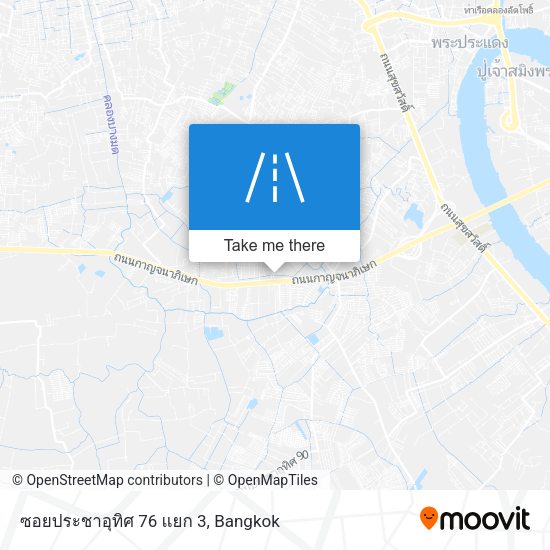 ซอยประชาอุทิศ 76 แยก 3 map