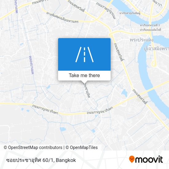 ซอยประชาอุทิศ 60/1 map