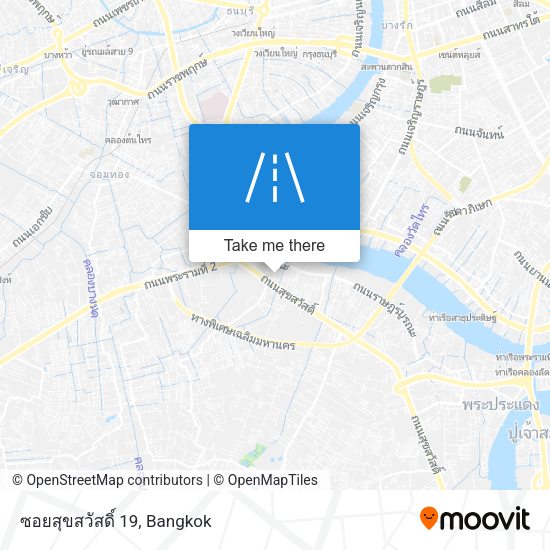 ซอยสุขสวัสดิ์ 19 map