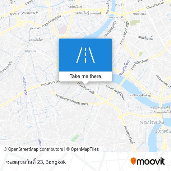 ซอยสุขสวัสดิ์ 23 map