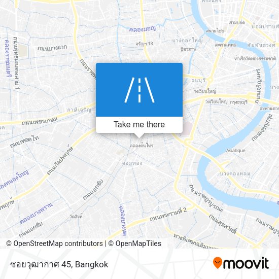 ซอยวุฒากาศ 45 map