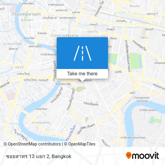 ซอยสาทร 13 แยก 2 map