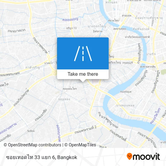 ซอยเทอดไท 33 แยก 6 map