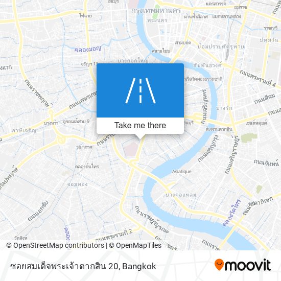 ซอยสมเด็จพระเจ้าตากสิน 20 map