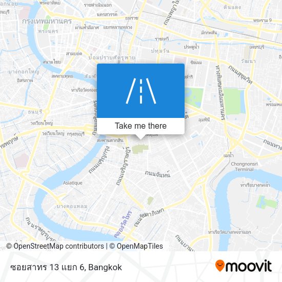 ซอยสาทร 13 แยก 6 map