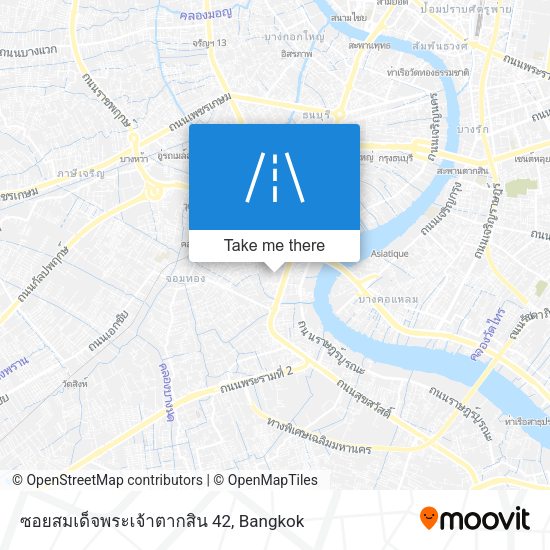 ซอยสมเด็จพระเจ้าตากสิน 42 map