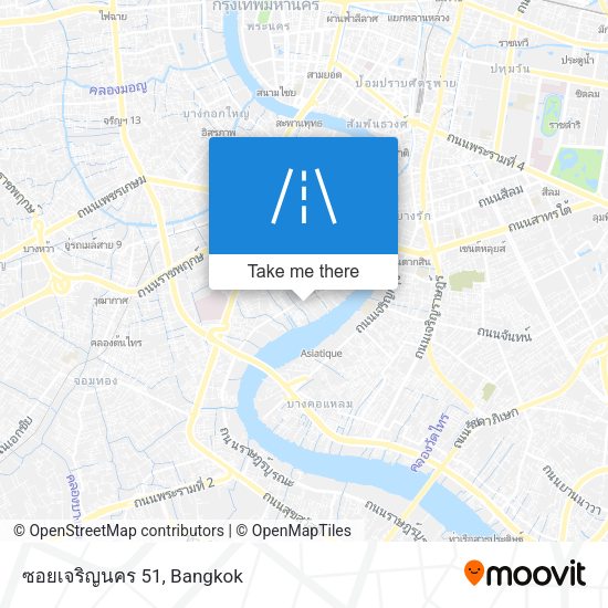 ซอยเจริญนคร 51 map