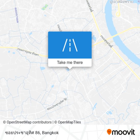 ซอยประชาอุทิศ 86 map
