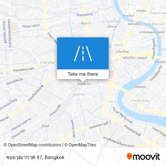 ซอยวุฒากาศ 47 map