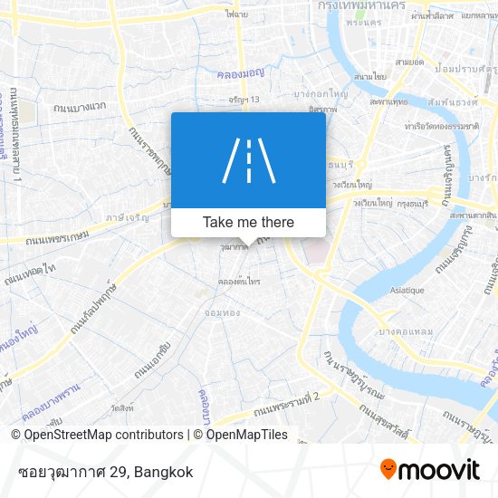 ซอยวุฒากาศ 29 map