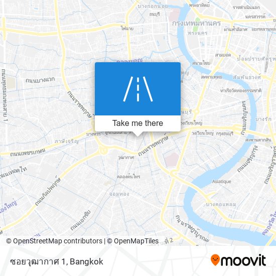 ซอยวุฒากาศ 1 map