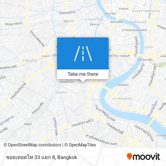 ซอยเทอดไท 33 แยก 8 map