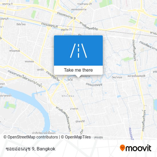 ซอยอ่อนนุช 9 map