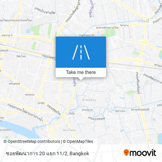 ซอยพัฒนาการ 20 แยก 11/2 map