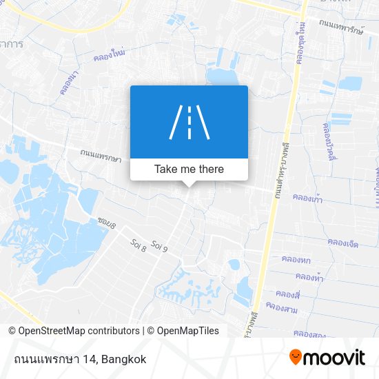 ถนนแพรกษา 14 map