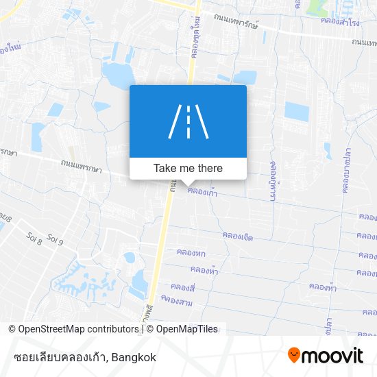 ซอยเลียบคลองเก้า map