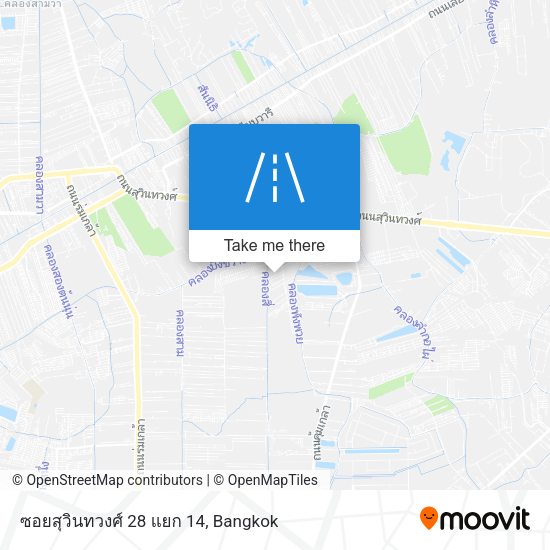 ซอยสุวินทวงศ์ 28 แยก 14 map