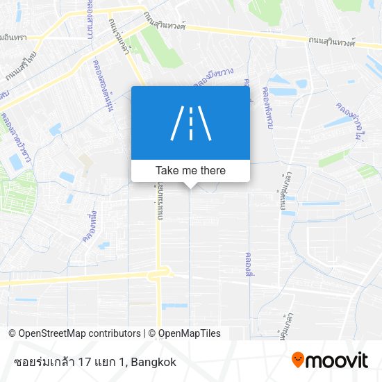 ซอยร่มเกล้า 17 แยก 1 map