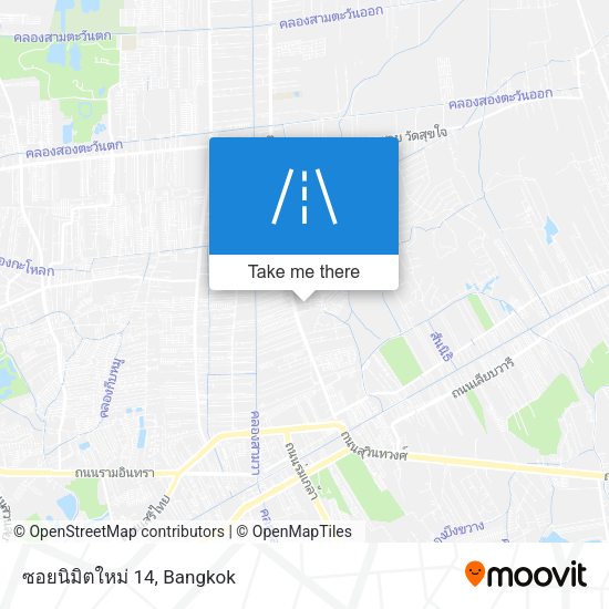 ซอยนิมิตใหม่ 14 map