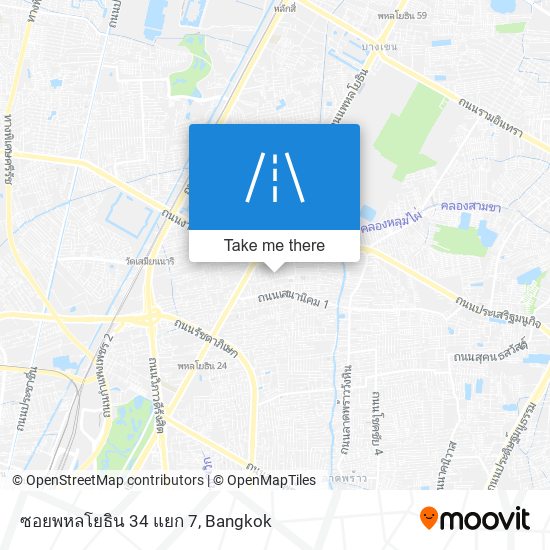 ซอยพหลโยธิน 34 แยก 7 map