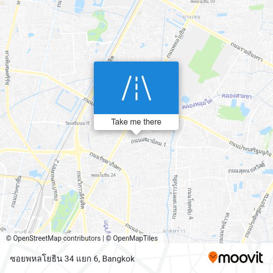 ซอยพหลโยธิน 34 แยก 6 map