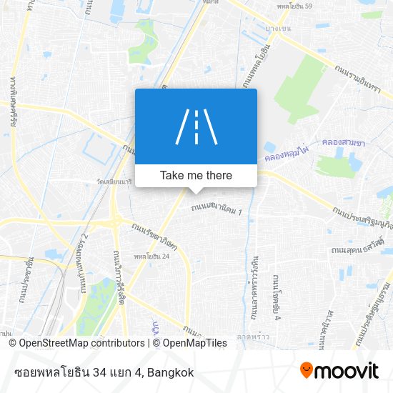 ซอยพหลโยธิน 34 แยก 4 map
