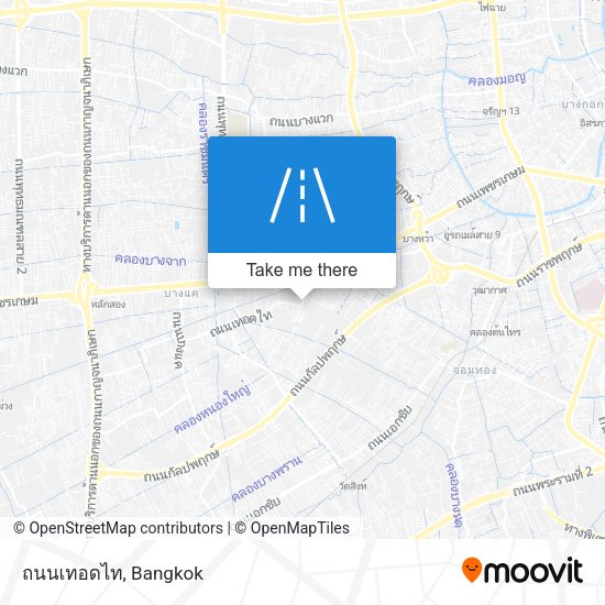 ถนนเทอดไท map