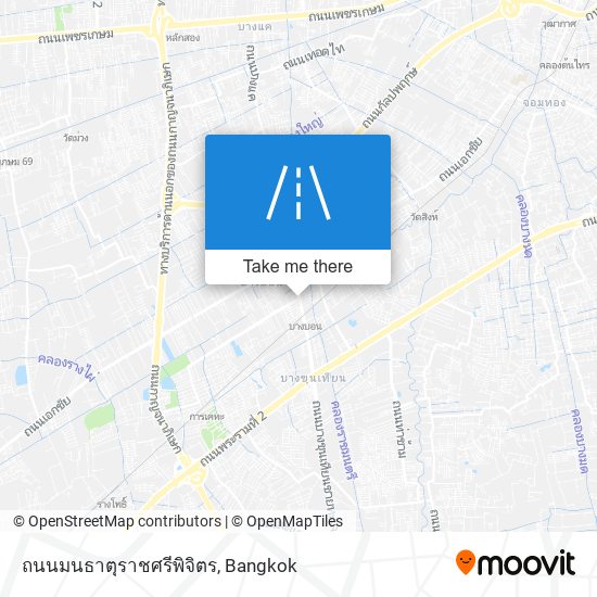 ถนนมนธาตุราชศรีพิจิตร map