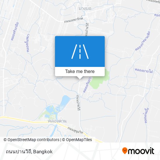 ถนนปานวิถี map