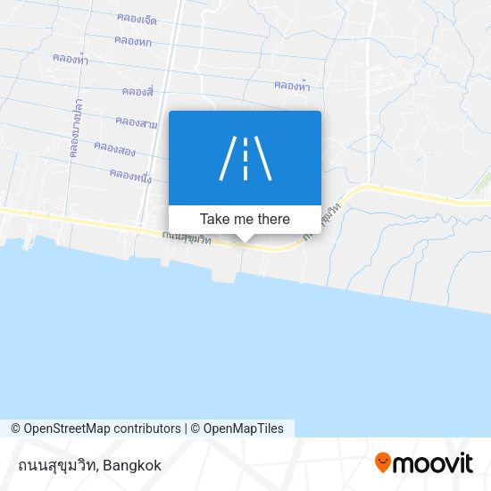 ถนนสุขุมวิท map