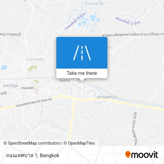 ถนนเทศบาล 1 map
