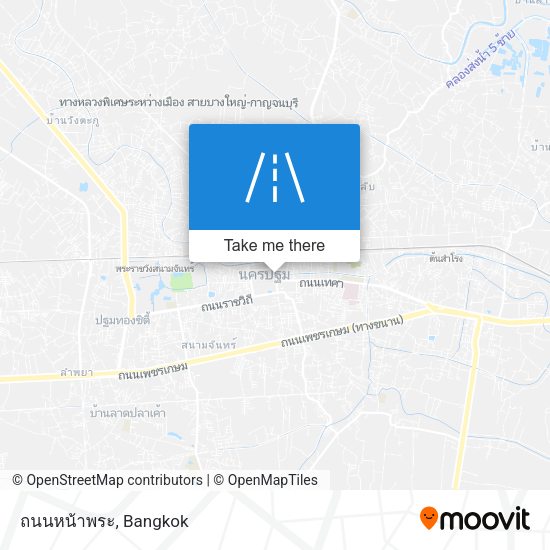 ถนนหน้าพระ map