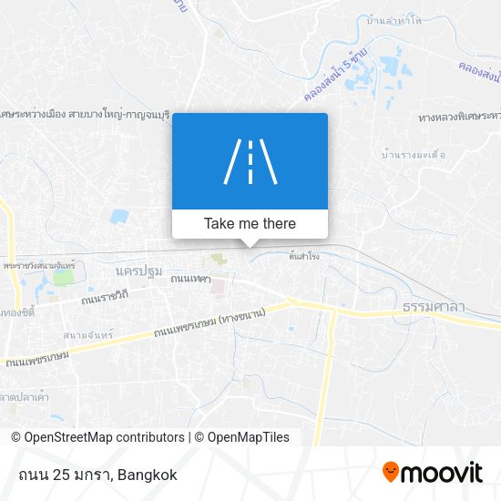 ถนน 25 มกรา map