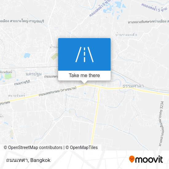 ถนนเทศา map