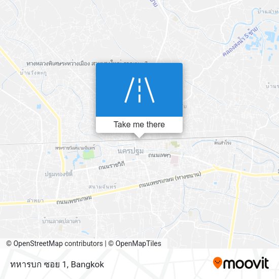 ทหารบก ซอย 1 map