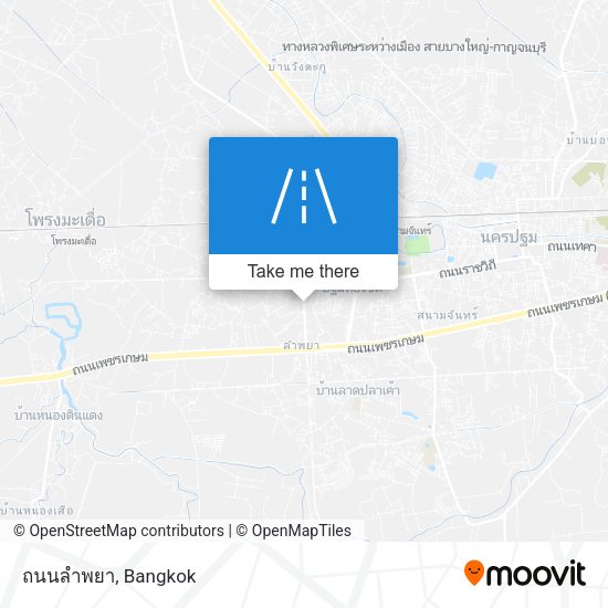 ถนนลำพยา map