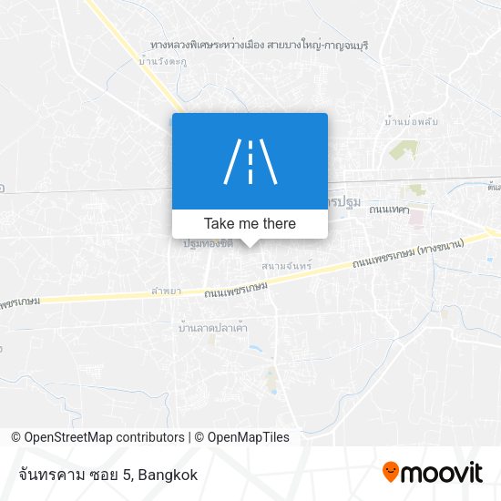 จันทรคาม ซอย 5 map