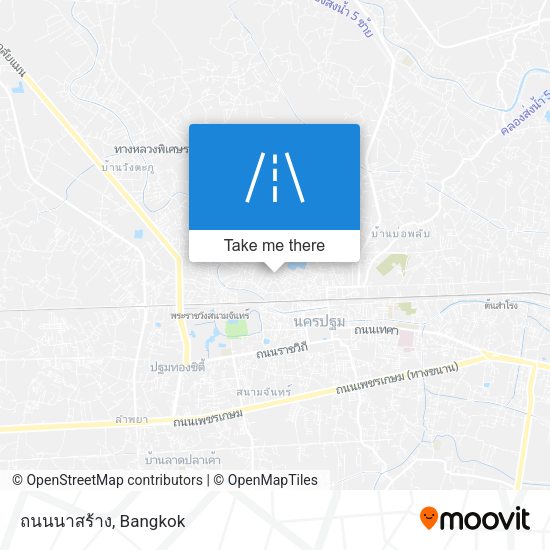 ถนนนาสร้าง map